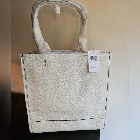 NWT Coach Dempsey Tote with Patch in Chalk - Picture 10 of 13
